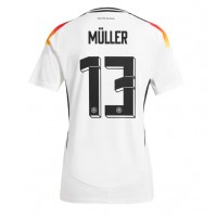 Camisa de time de futebol Alemanha Thomas Muller #13 Replicas 1º Equipamento Europeu 2024 Manga Curta